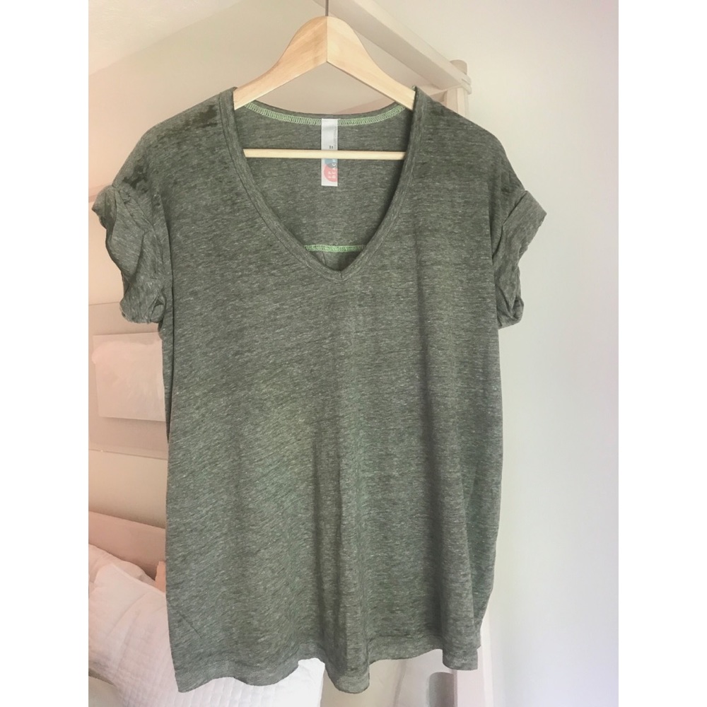BNWT Free People Beach Olive Green Top